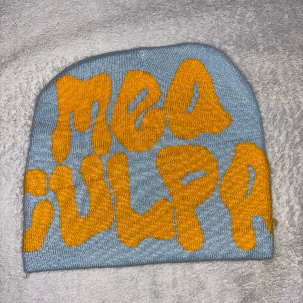 Mea Culpa Blue and Orange Beanie